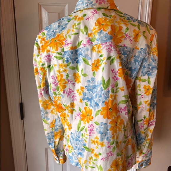 Jones New York Signature Floral Jacket - Picture 3 of 7